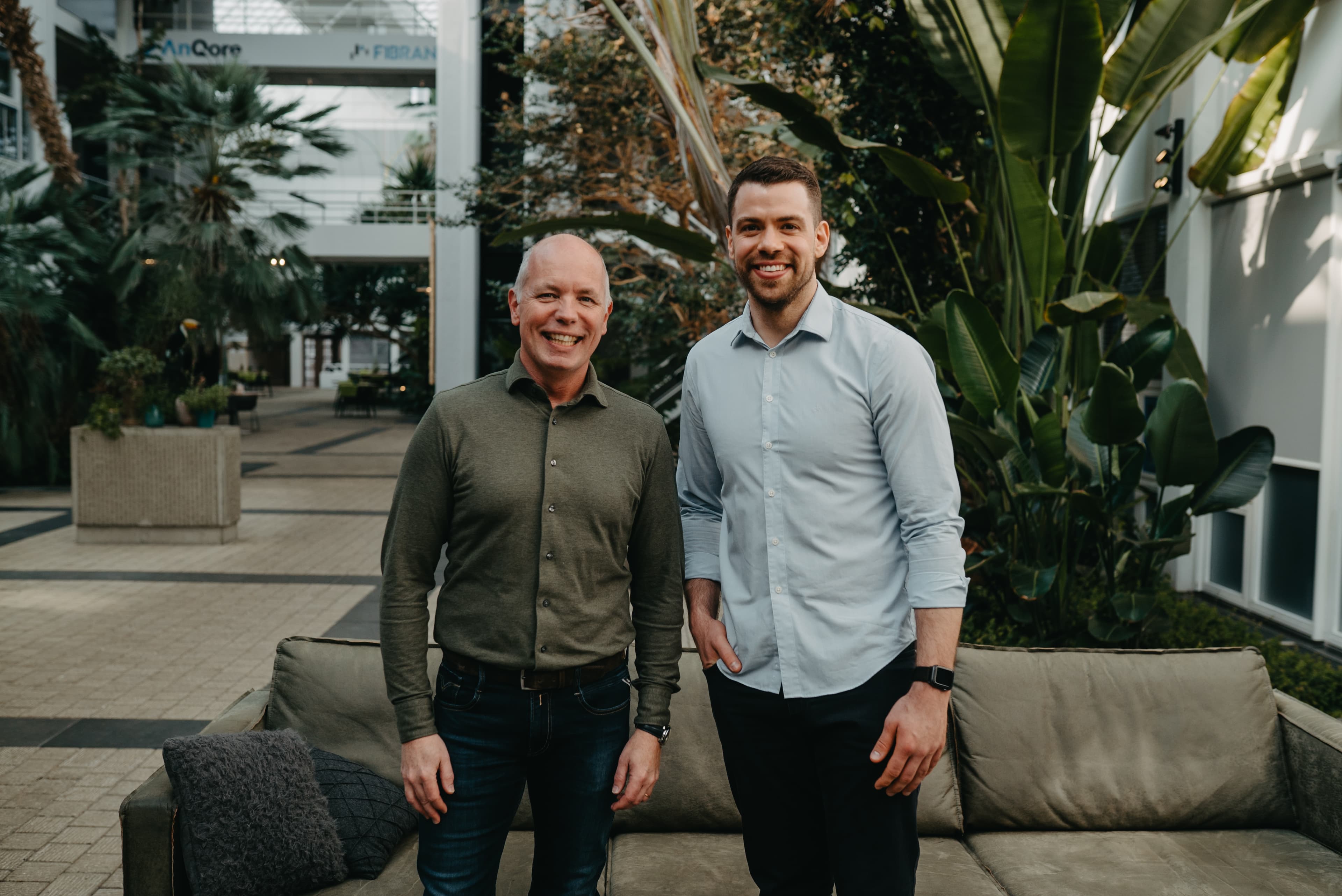 Joao e Michael, fundadores da HiNurse